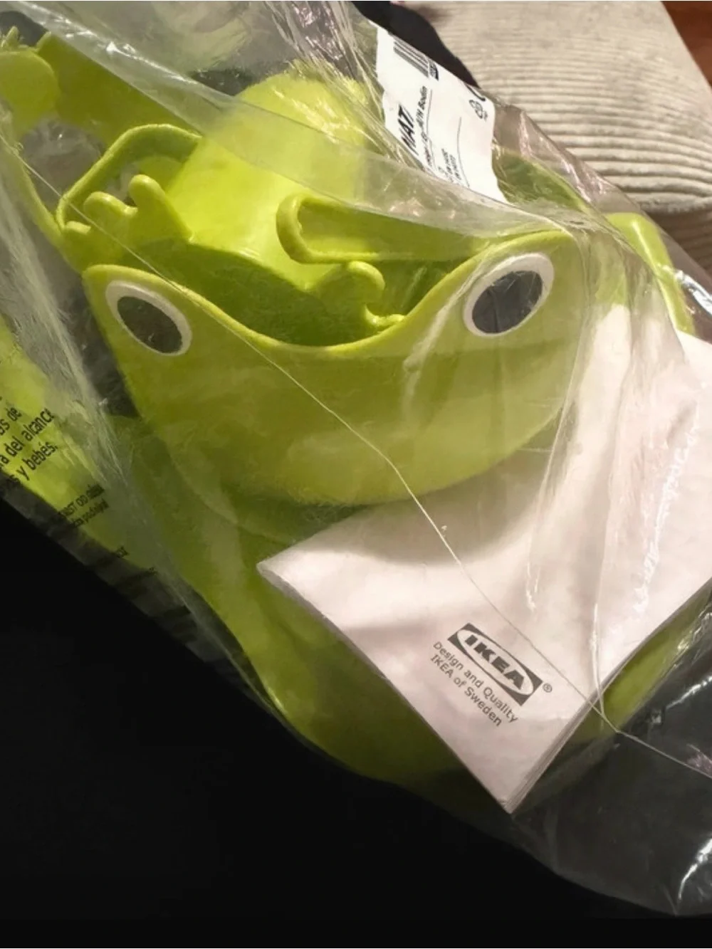 IKEA MALA Lime Green - 3-Piece Set with bib, cup, bowl and utensils